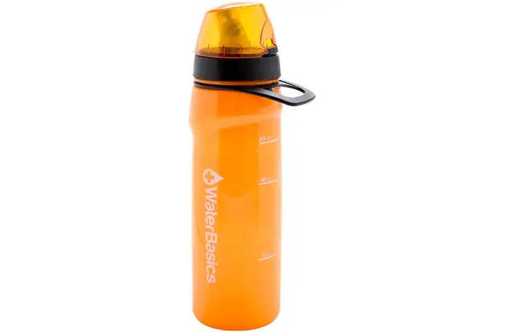 Aquamira WaterBasics Series II RED Line Filtered Water Bottle